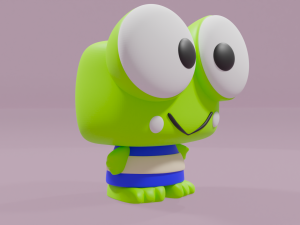 Keroppi frog from Hello kitty Funko Pop 3D 프린트 모델
