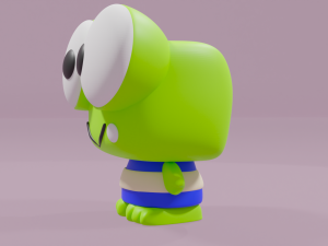 Keroppi frog from Hello kitty Funko Pop 3D 프린트 모델