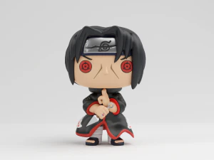 Итачи Учиха Фанко Поп из Наруто Шиппуден 3D Принт Модель