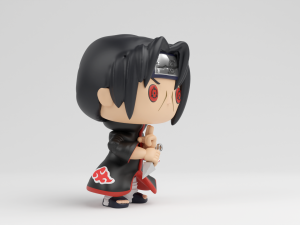 Itachi uchiha funko pop from naruto shippuden 3D Baskı Modeli