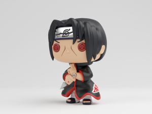 Itachi uchiha funko pop from naruto shippuden 3D Baskı Modeli