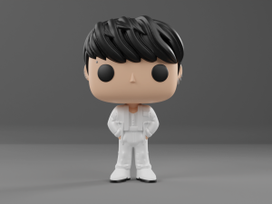 Jungkook funko pop from bts 3D Print Model