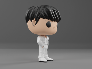 Jungkook funko pop from bts 3D Print Model