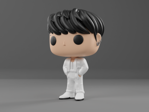 Jungkook funko pop from bts 3D Print Model