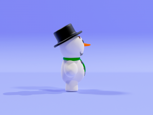 The Snowman from Knick Knack from Disney studios 3Dプリントモデル