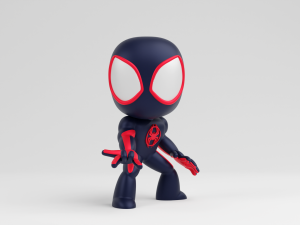 Marvel SpiderMan Miles Morales 3D Print Model