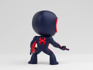 Marvel SpiderMan Miles Morales 3Dプリントモデル
