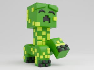 Creeper from Minecraft 3D Print Model