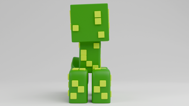 Creeper from Minecraft 3D Print Model in Other 3DExport