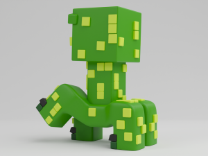 Creeper from Minecraft 3D-Druckmodell