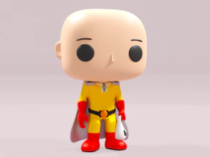 一拳超人 Funko 流行音乐 3D 打印模型