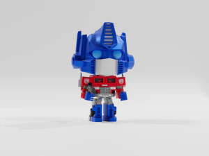 Transformers Optimus Prime Funko-pop 3D printmodel
