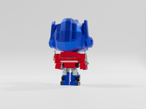 Transformers Optimus Prime Funko pop 3D Baskı Modeli