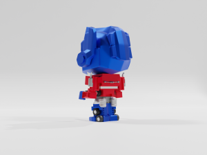 Transformers Optimus Prime Funko pop 3D Baskı Modeli