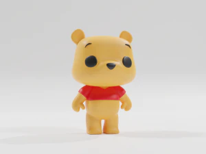 Funko pop do Ursinho Pooh Modelo de Impressão 3D