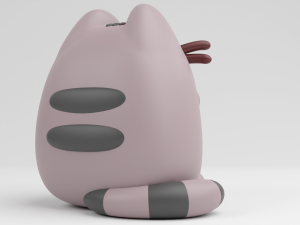 FunKo Pop Pusheen with Heart Modello di stampa 3D
