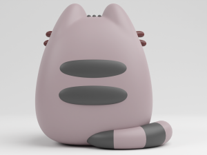 FunKo Pop Pusheen with Heart Modello di stampa 3D