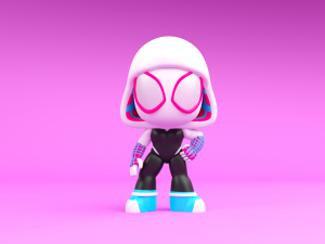 Marvels Spider-Gwen 3D Print Model