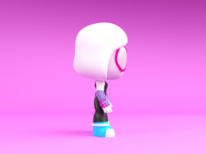 Marvels Spider-Gwen 3D Принт Модель