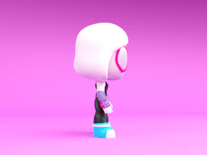 Marvels Spider-Gwen 3D Print Model