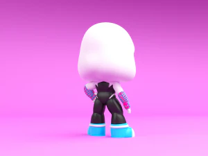 Marvels Spider-Gwen 3D Print Model
