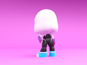Marvels Spider-Gwen 3D Print Model
