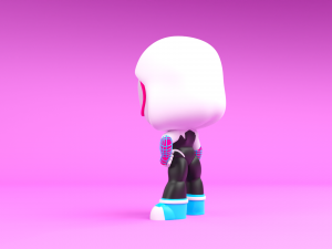 Marvels Spider-Gwen 3D Принт Модель