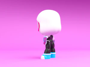 Marvels Spider-Gwen 3D Print Model