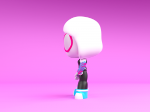Marvels Spider-Gwen 3D Принт Модель