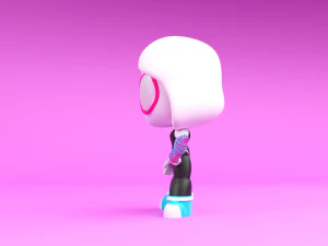 Marvels Spider-Gwen 3D Print Model