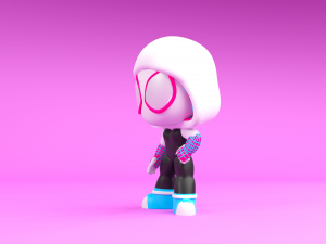 Marvels Spider-Gwen 3D Принт Модель