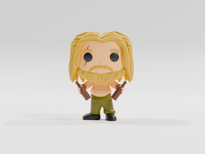 Thor Avengers endgame funko pop 3D प्रिंट मॉडल