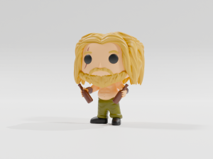 Thor Avengers endgame funko pop Model do druku 3D