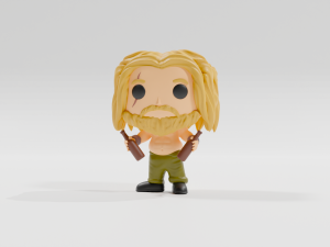 Thor Avengers endgame funko pop Model do druku 3D