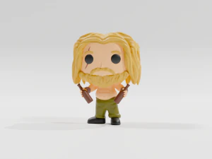 Thor Avengers endgame funko pop 3D Print Model