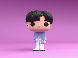 V funko Pop From BTS 3D Print Model