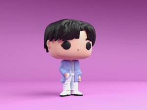 V funko Pop From BTS Model Cetak 3D