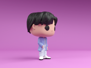 V funko Pop From BTS Model Cetak 3D