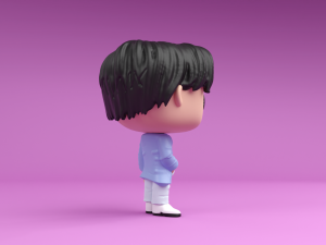 V funko Pop From BTS Model Cetak 3D