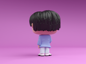 V funko Pop From BTS Model Cetak 3D