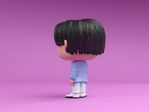 V funko Pop From BTS Model Cetak 3D