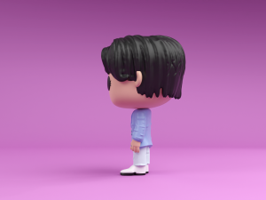V funko Pop From BTS Model Cetak 3D