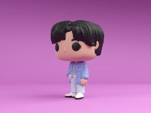 V funko Pop From BTS Model Cetak 3D