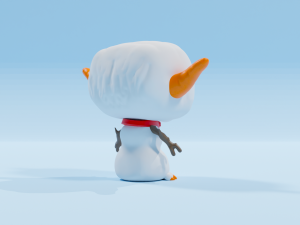 Snowman Yoda Funko pop Modello di stampa 3D