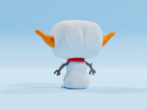 Snowman Yoda Funko pop Modello di stampa 3D
