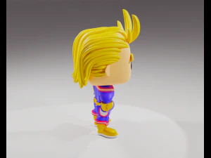 All Might from the My Hero Academia Funko Pop 3D Print Model