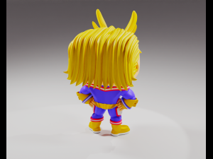 All Might from the My Hero Academia Funko Pop 3D प्रिंट मॉडल
