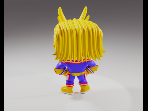All Might from the My Hero Academia Funko Pop 3D प्रिंट मॉडल