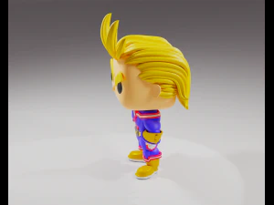 All Might from the My Hero Academia Funko Pop 3D Print Model