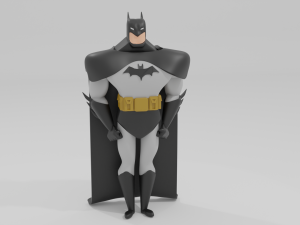 BatMan from the animated series 3D Print Model